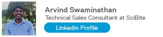 Image and link to LinkedIn profile of blog author Arvind Swaminathan