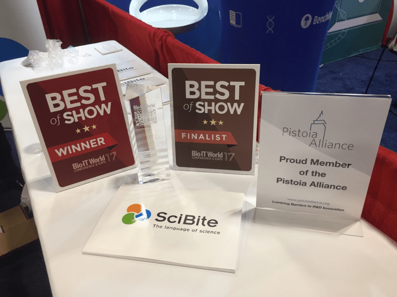 Best of Show awarded to SciBite at Bio IT World 2017
