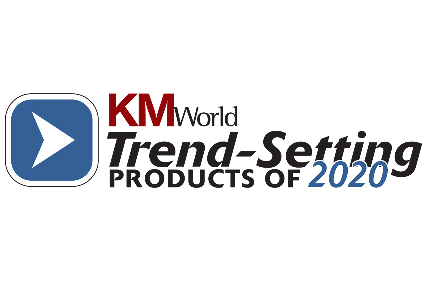 Logo - KMWorld Trend-Setting Products 2020