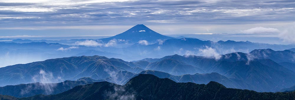 Mt. Fuji from South Alps