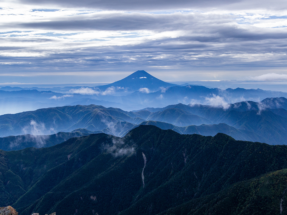 Mt. Fuji from South Alps